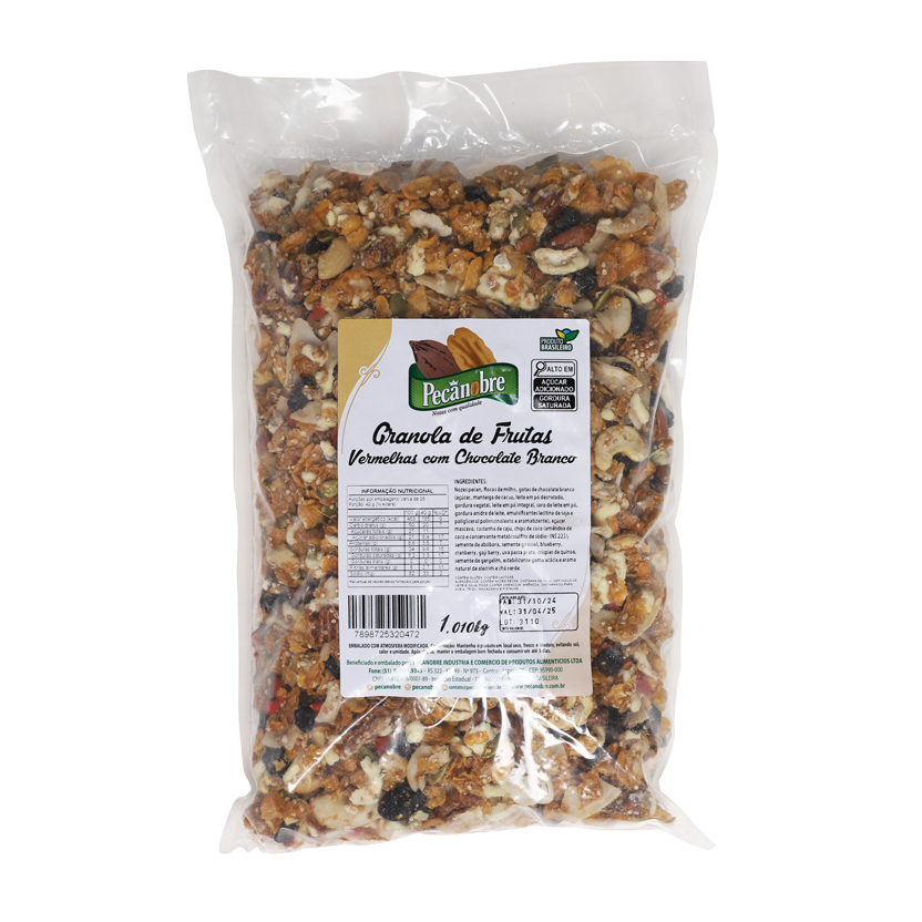 GRANOLA COM CHOCOLATE BRANCO